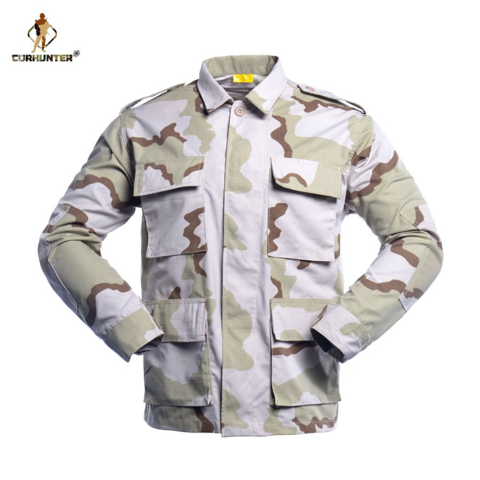 Traje BDU Uniforme Militar Multi Bolsillos Ropa Táctica para Hombre Uniforme de Camuflaje de Combate