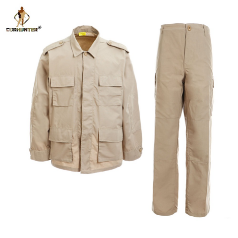 Traje BDU Uniforme Militar Multi Bolsillos Ropa Táctica para Hombre Uniforme de Camuflaje de Combate
