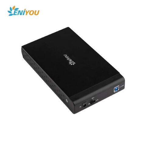 Caja de Disco Duro Externa de Aluminio de Alta Calidad, 3.5" USB 3.0 a SATA