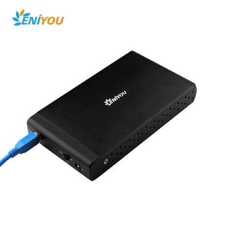 Caja de Disco Duro Externa de Aluminio de Alta Calidad, 3.5" USB 3.0 a SATA