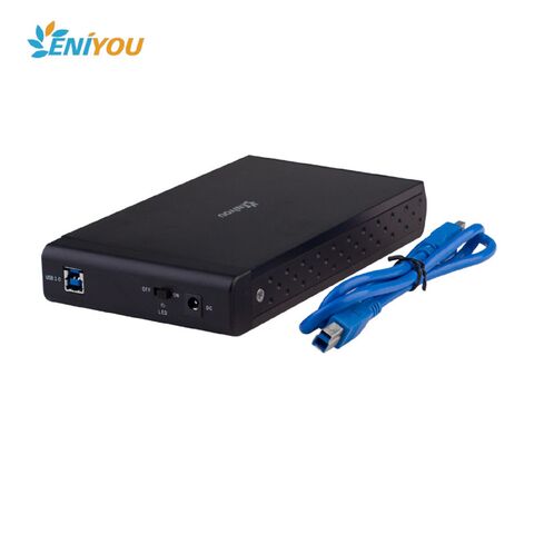 Caja de Disco Duro Externa de Aluminio de Alta Calidad, 3.5" USB 3.0 a SATA