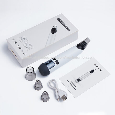 Aspirador de Poros para Puntos Negros, Limpiador Facial de Poros Mejorado, Herramienta Eléctrica Recargable USB para Extracción de Acné, Comedones y Puntos Blancos