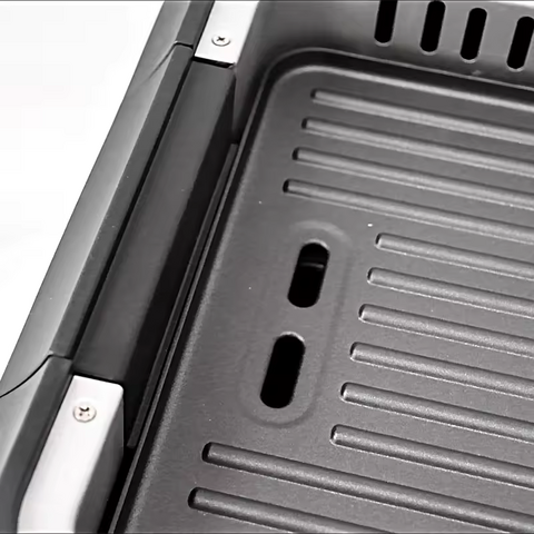 Neuer Elektrogrill Bestseller für Indoor BBQ mit gehärtetem Glasdeckel für den Haushalt