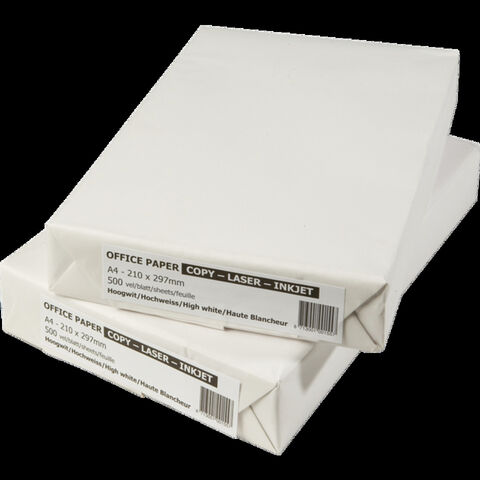 Papel de Cópia 100% Celulose 80gsm / Papel A4 Multiuso 75gsm para escritório / Papel A4 para Cópia 80gsm / Resmas de papel A4 para Venda