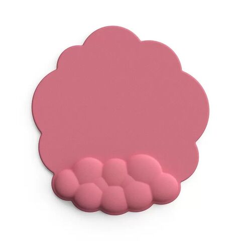 Mouse Pad Ergonômico e Apoio de Pulso de Nuvem para Teclado em PU com Espuma de Memória de Alta Densidade e Base Antiderrapante para Alívio da Dor ao Digitar