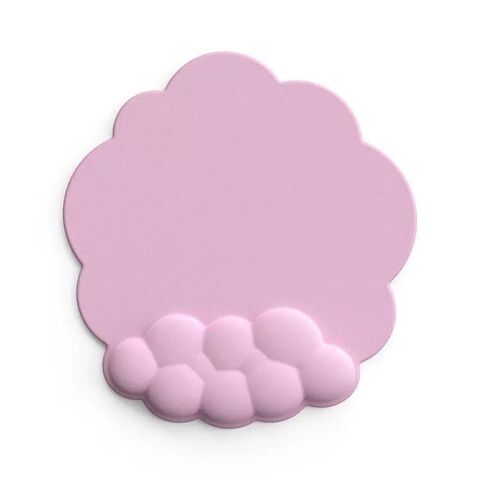 Mouse Pad Ergonômico e Apoio de Pulso de Nuvem para Teclado em PU com Espuma de Memória de Alta Densidade e Base Antiderrapante para Alívio da Dor ao Digitar
