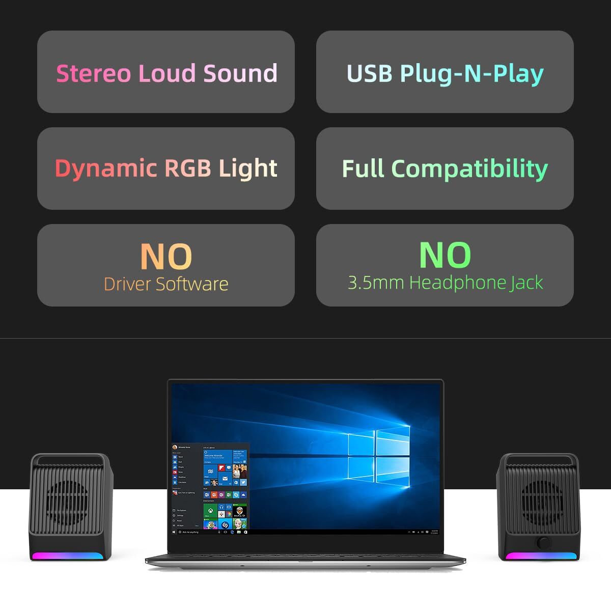 Loud Sounds Computer Bulk Buy China Wholesale Wholesale Usb Computer Speaker For Desktop Pc ...