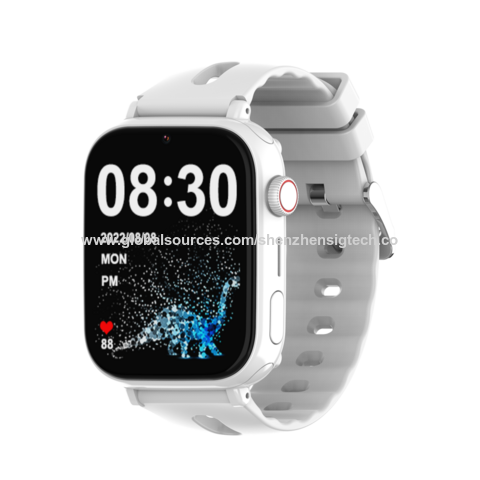 Reloj Inteligente para Niños 4G GPS de 1.85 pulgadas con Videollamada, Llamada SOS, Tarjeta SIM, Mensajes y Posicionamiento GPS LBS RTOS WiFi