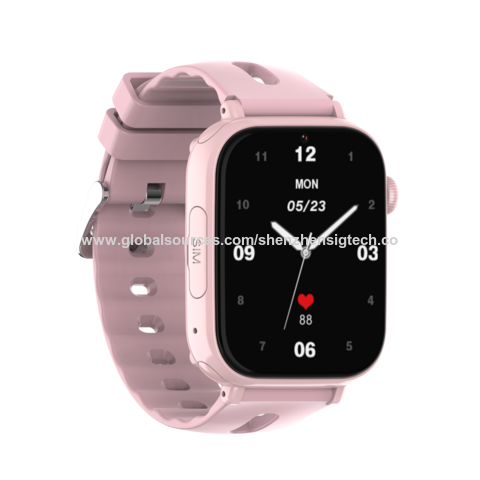 Reloj Inteligente para Niños 4G GPS de 1.85 pulgadas con Videollamada, Llamada SOS, Tarjeta SIM, Mensajes y Posicionamiento GPS LBS RTOS WiFi