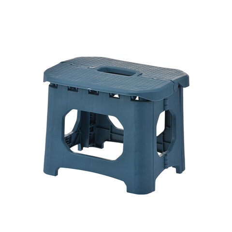 Taburete pequeño y práctico de plástico para el hogar, plegable, portátil para exteriores, taburete pequeño engrosado para niños y adultos