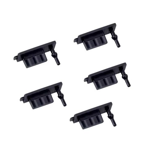 غطاء USB مقاوم للماء من السيليكون، واقي منفذ USB أنثى، أغطية USB A مقاومة للغبار مع عمود ثابت