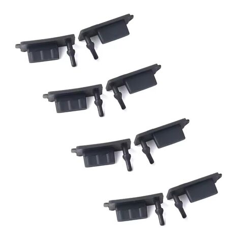 غطاء USB مقاوم للماء من السيليكون، واقي منفذ USB أنثى، أغطية USB A مقاومة للغبار مع عمود ثابت