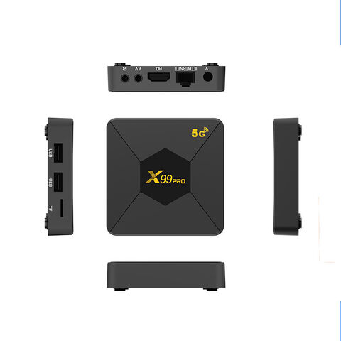 X99 pro aiiwinner h313 2 8GB 128GB Quad Core Set Top Box Android 13 Smart TV caja