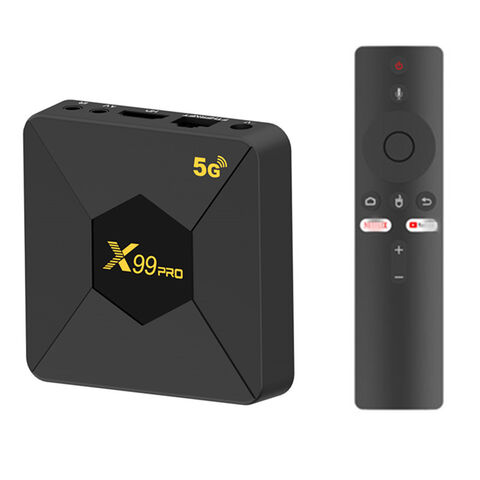 X99 pro aiiwinner h313 2 8GB 128GB Quad Core Set Top Box Android 13 Smart TV caja