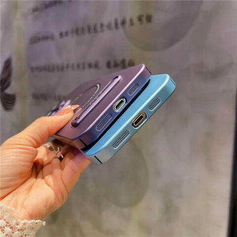 Capa para iPhone 15 com suporte integrado, carregamento magnético Magsafe para iPhone 14 13 12 11 Pro Max