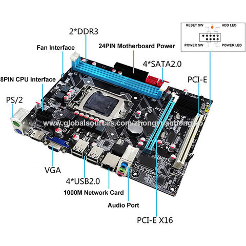 Intel H55 Intel I3 530 Supported Motherboard Compre Placa Base H55