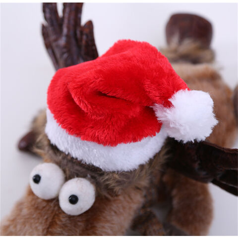 Nouvelles fournitures de décoration de Noël, couvre-chefs créatifs, chapeaux de Noël pour animaux de compagnie