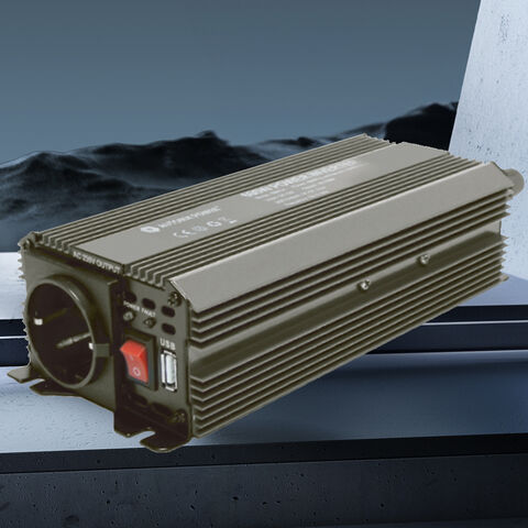 Vente d'usine 2024 : Onduleur de courant à onde sinusoïdale modifiée 500W/600W pas cher pour voiture, convertisseurs de puissance DC 12V / 24V