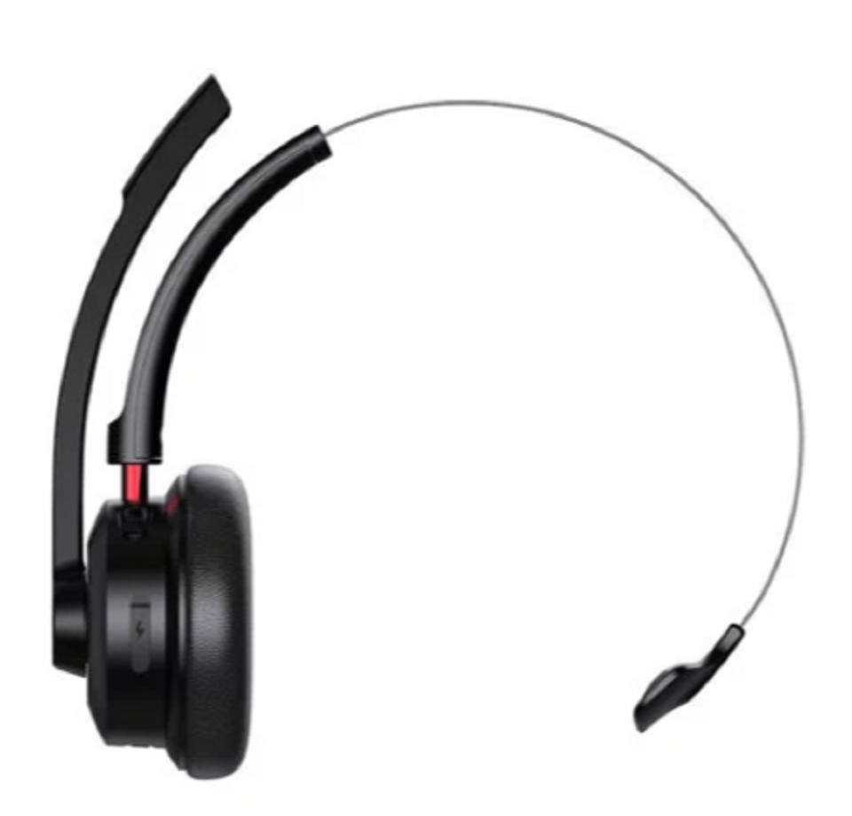 New High-end Cool Customer Service Headset, Telephone Headset, Black 