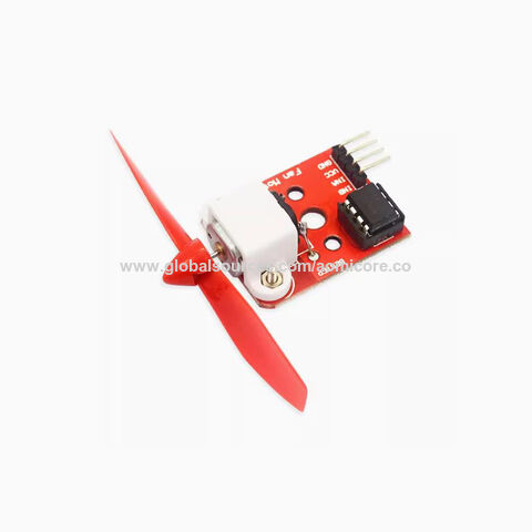 Módulo de ventilador acionado por motor L9110/módulo sensor/placa de desenvolvimento de microcontrolador de robô de combate a incêndio