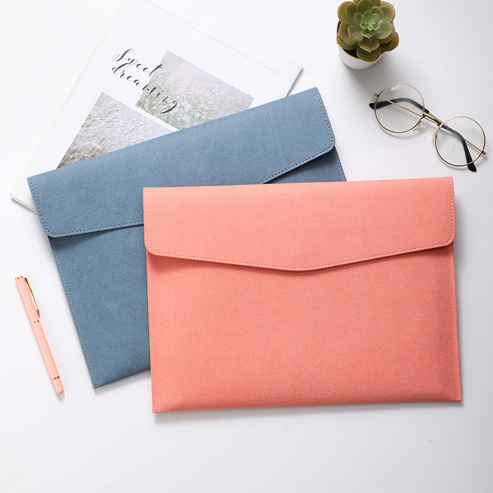 A4 Pu Leather Business Document Bag Filing Products File Folder Bag $0. ...