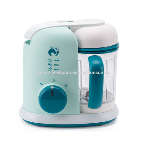Multifunción digital para uso doméstico, procesador de alimentos para bebés, batidora de vapor con 304 hojas de acero inoxidable