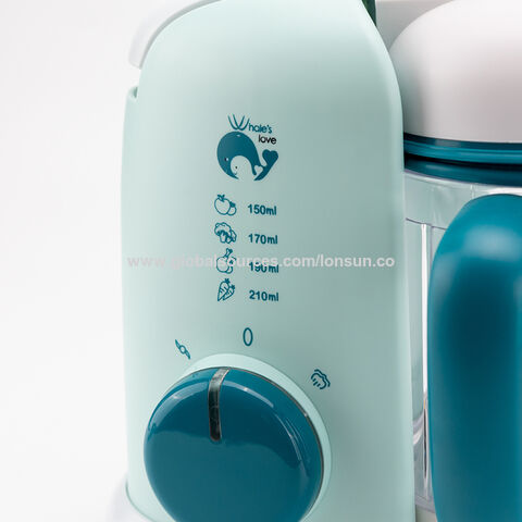 Multifunción digital para uso doméstico, procesador de alimentos para bebés, batidora de vapor con 304 hojas de acero inoxidable