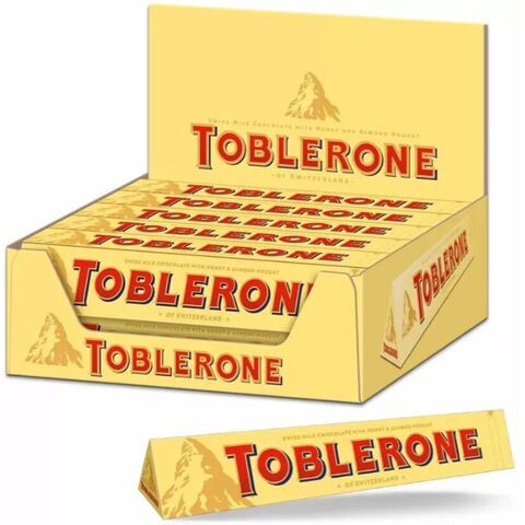 Toblerone Assortiment de Chocolats Suisses, Chocolat au Lait, Toblerone Gold Chocolat Noir, Noir, Barre Blanche - 100G - 360G