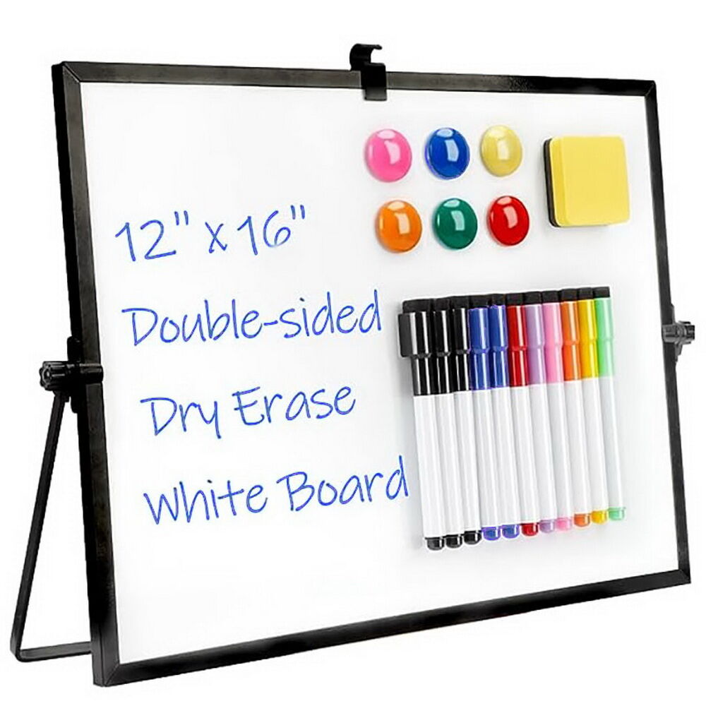 Office Supplies Dry Earser White Board Double Sided Aluminium Frame ...