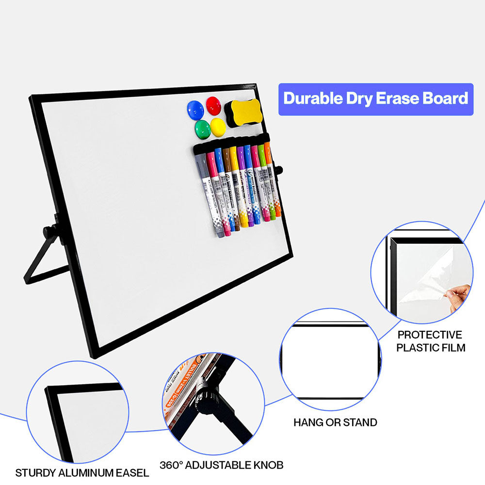 Office Supplies Dry Earser White Board Double Sided Aluminium Frame ...