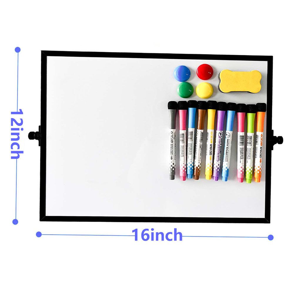 Office Supplies Dry Earser White Board Double Sided Aluminium Frame ...