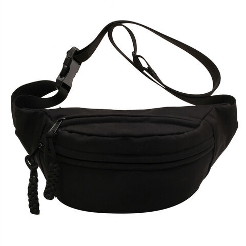 Bolsa de Peito Masculina Cor Sólida Bolsa de Cintura Feminina de Alta Qualidade Bolsa de Ombro Multifuncional Pochete Masculina Transversal Bolsa Pequena