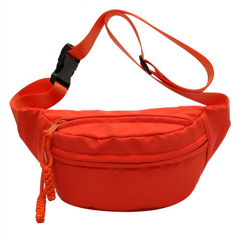 Bolsa de Peito Masculina Cor Sólida Bolsa de Cintura Feminina de Alta Qualidade Bolsa de Ombro Multifuncional Pochete Masculina Transversal Bolsa Pequena