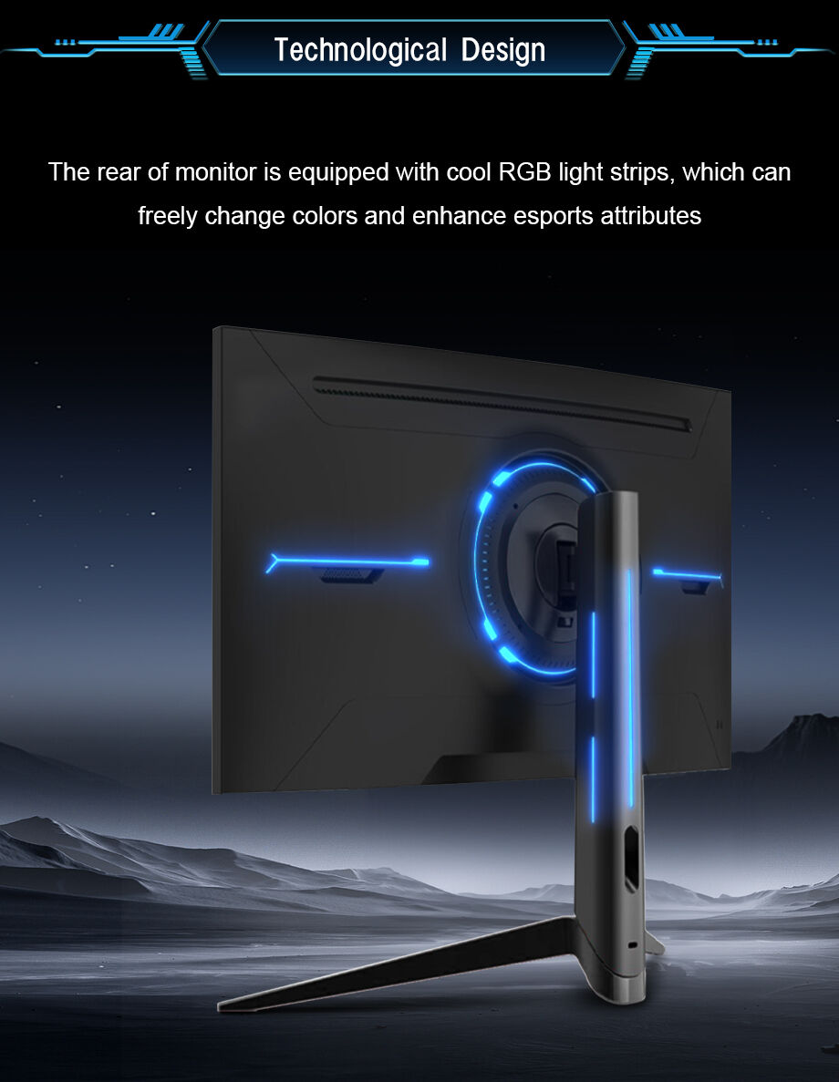 Monitor Gaming R1500 Thin Case 4k 27 Inch Curved Gaming Monitor, With Rgb Light, R1500 ...