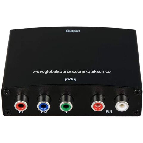Component YPbPr RGB to HDMI 4K Converter Support PS 3,DVD,Xbox 360 to HD TV, Monitor and Projector