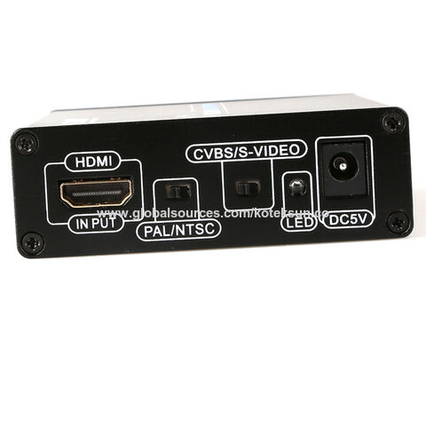 HDMI to RCA AV+S-Video Converter for DVD, HD TV 1080P