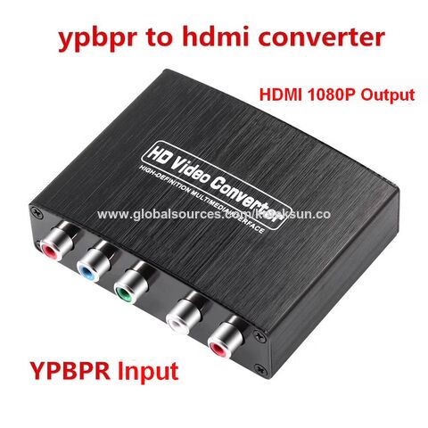 Component YPbPr RGB to HDMI 4K Converter Support PS 3,DVD,Xbox 360 to HD TV, Monitor and Projector