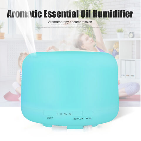Humidificador ultrasónico de 1000 ml en oferta, difusor de aromas para aromaterapia con luz LED