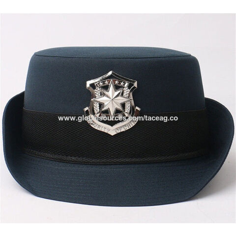 Gorra de seguridad para mujer, sombrero de ala ancha para verano, gorra de uniforme de guardia de seguridad