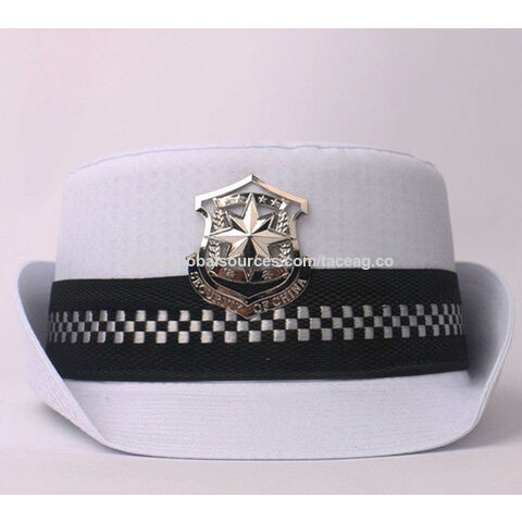 Gorra de seguridad para mujer, sombrero de ala ancha para verano, gorra de uniforme de guardia de seguridad