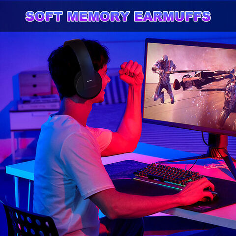 2,4 GHz Gaming Headset Kabellos Headset Home Video Gaming Headset für PS5, PS4, PC, Switch Bluetooth Headset Faltbares Headset