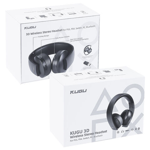2,4 GHz Gaming Headset Kabellos Headset Home Video Gaming Headset für PS5, PS4, PC, Switch Bluetooth Headset Faltbares Headset