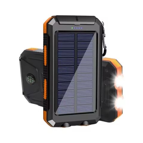 Batterie Externe Solaire Promotionnelle Ultra Portable à Charge Rapide avec Deux Ports USB