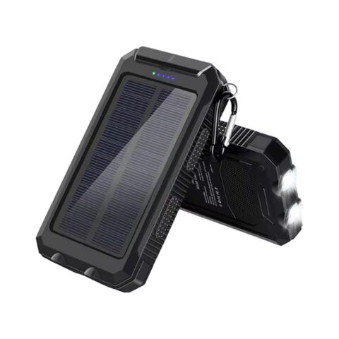 Batterie Externe Solaire Promotionnelle Ultra Portable à Charge Rapide avec Deux Ports USB