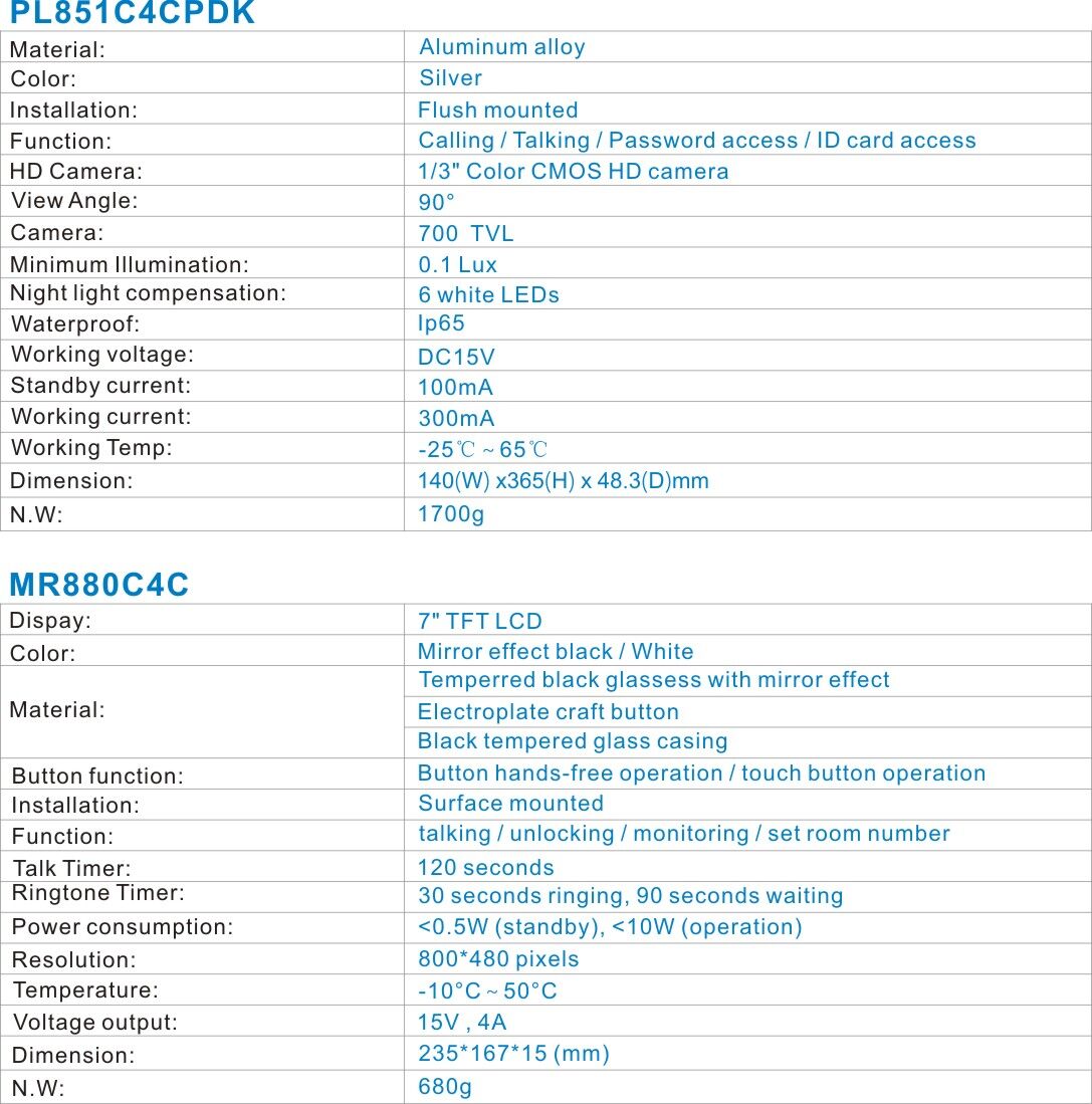 Bulk Buy China Wholesale Cat5 Bus Video Doorphone With Touch Keypad ...