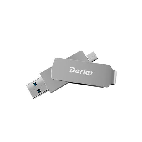 USB-Flash-Laufwerk 3.2 Typ C mit Metallfinish und Duo-Anschluss 8G 16G 32G 64G 128G mit individuellem Logo zum Fabrikpreis