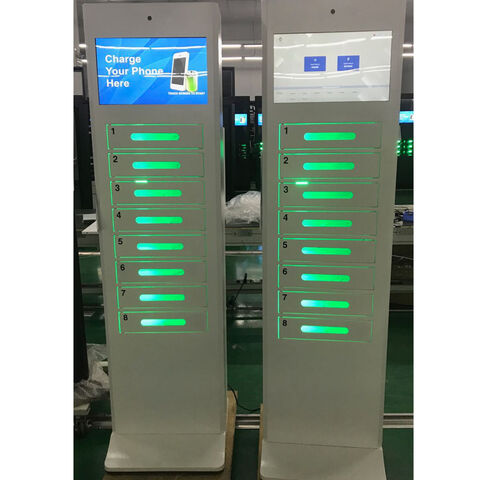 Digital Signage Phone Charging Station Kiosk Cell Phone Charging