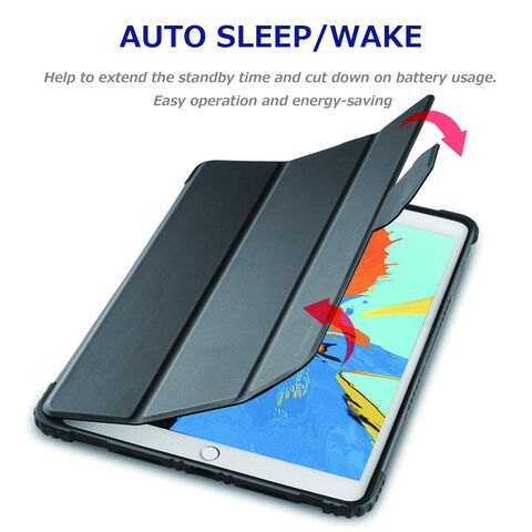 Armor Serie TPU PC Material 10.2 Zoll Folio Stoßfeste Tablet Hülle mit Stifthalter iPad Schutzhülle