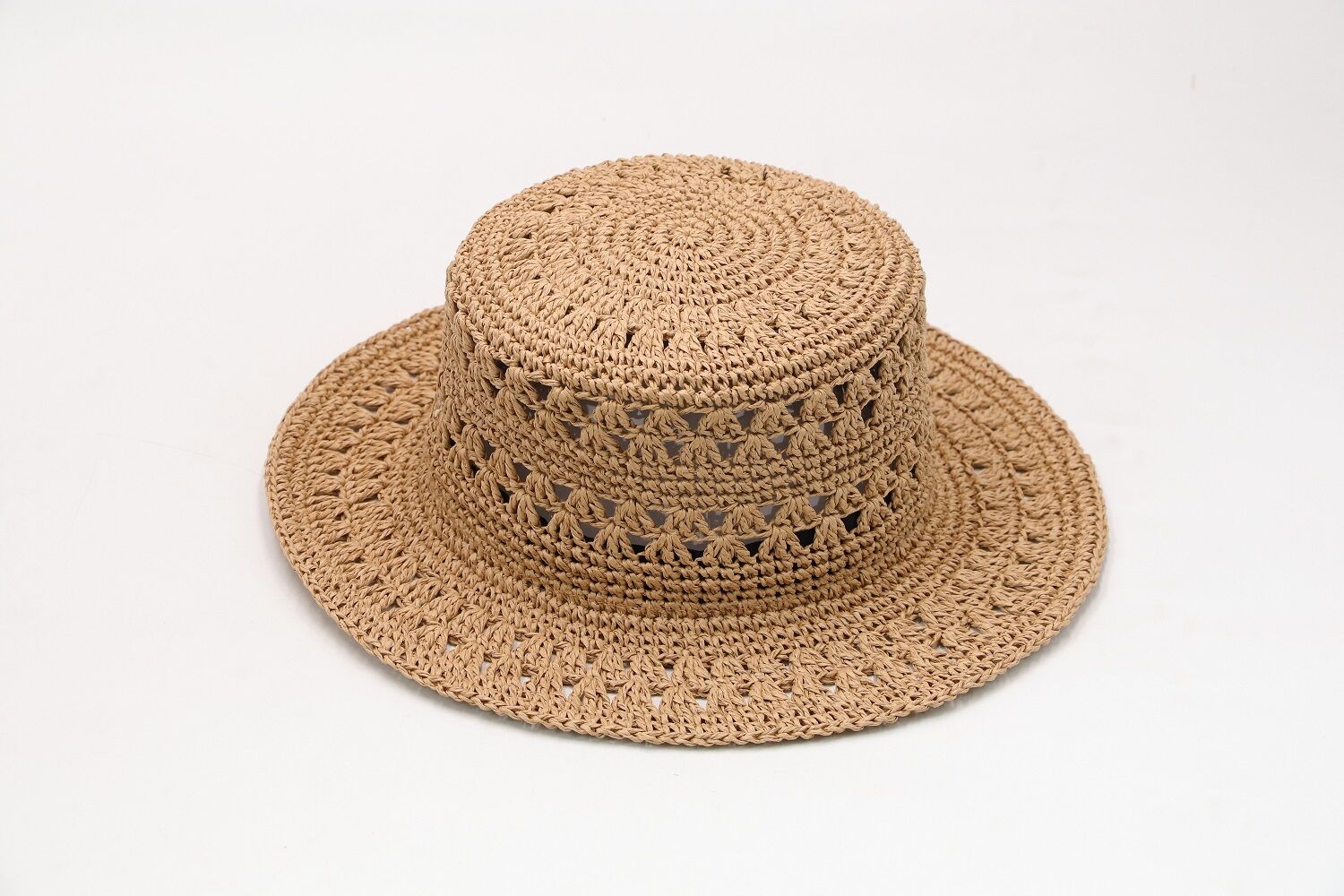 Chic Woman Beach Summer Portbale Paper Straw Handmade Designer Hat ...