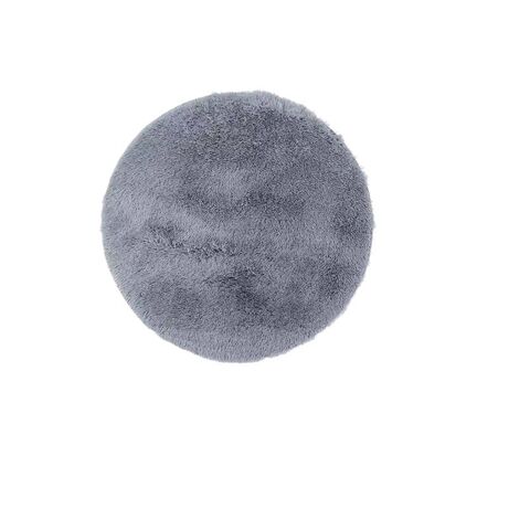Tapis Textile Rond Nordique Personnalisé en Peluche Douce Multifonctionnel pour la Décoration Intérieure